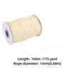 Wax Coated Beading Thread 1.0mm Macrame Rope Flexible Waxed Cotton Cord  DIY Jewelry Making