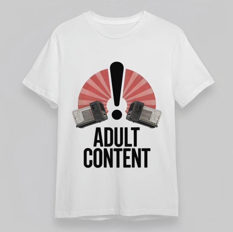 

Men s Comfortable Plus Size Classic T-Shirt Retro Toast Symbol Adult Humor Tee 3XL