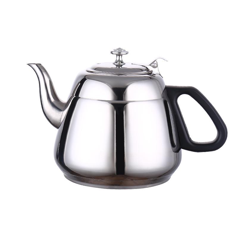 Large Capacity Stainless Steel Teapot with Filter for Electromagnetic Stoves