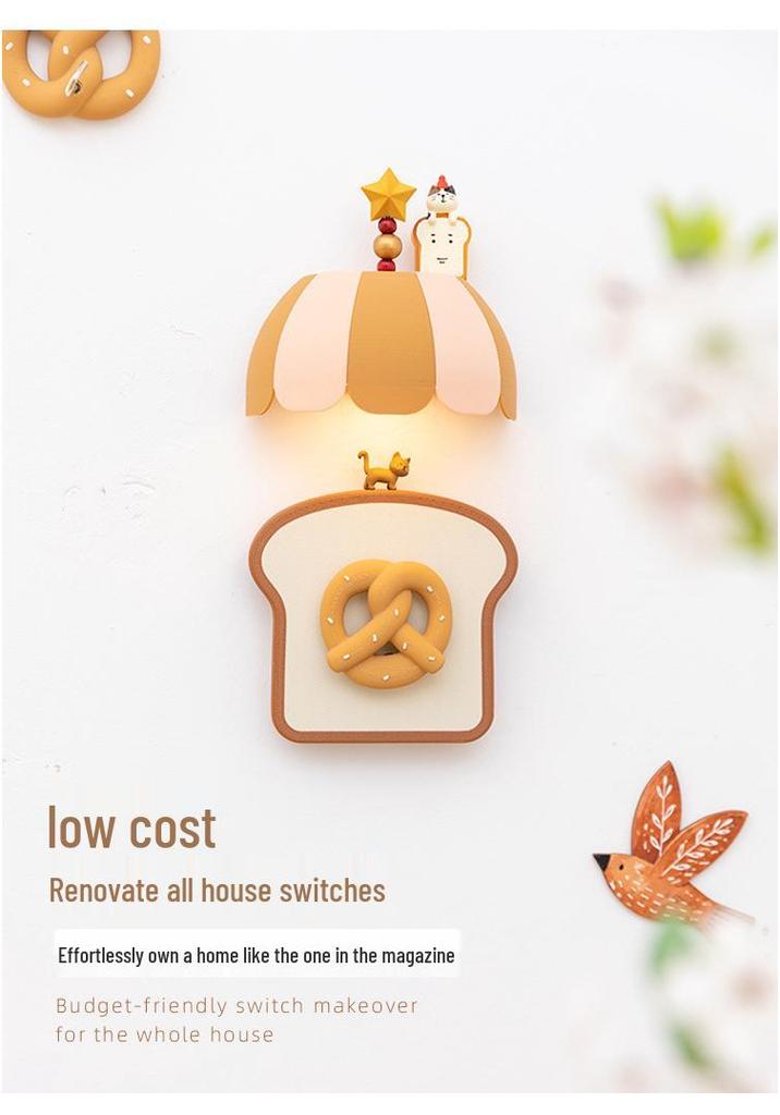 Ying Cute Light Switch & Socket Cover for Kids' Room - Decorative Wall Protector