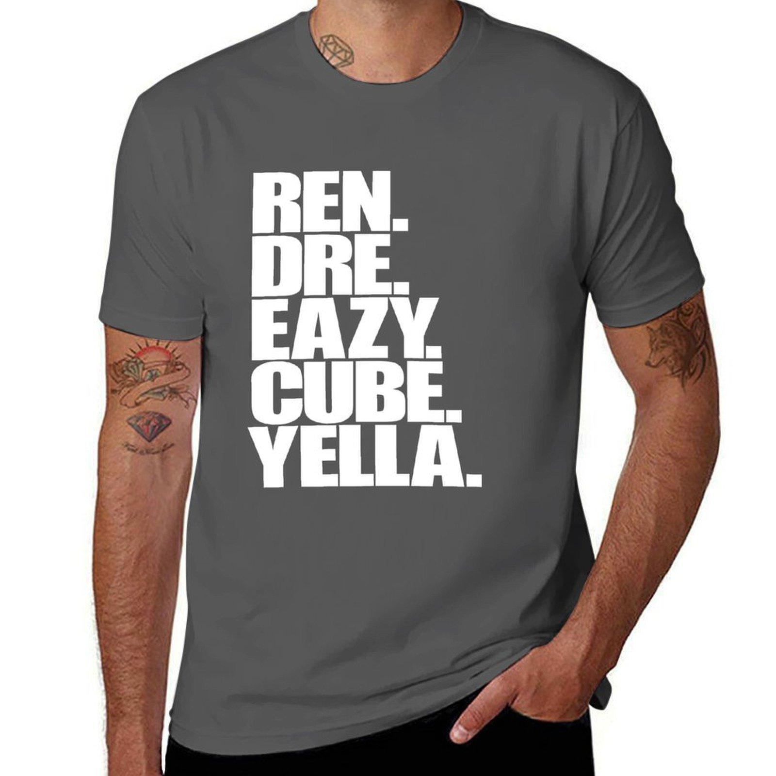

Ren, Dre, Eazy, Cube, Yella. T-Shirt t shirt for man man t shirt designer t shirt men 100% cotton luxury brand T-Shirt 4XL