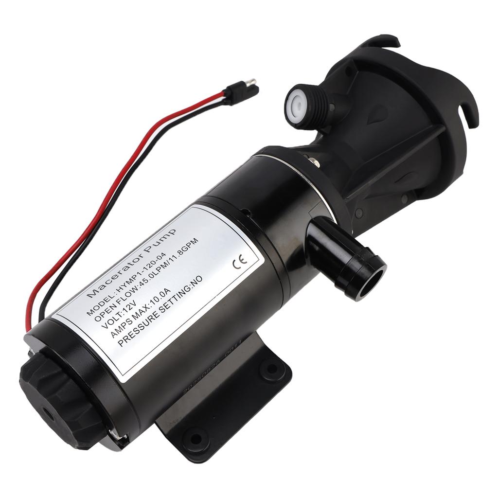 Portable Macerator Waste Pump 18555-000A for Camper RV 12V DC