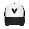 A Stylish And Versatile Baseball Cap for Unisex Featuring a Soaring Eagle Print Perfect for Outdoor And HipHop Fashion