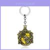 Harry Potter Keychain With House Crest Symbols Gold Alloy For Collectors Fans