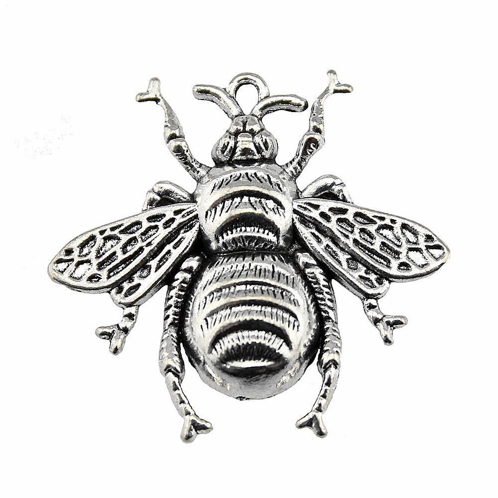 Large Pendants Bees Honeycomb Charms For Bee Themed DIY Jewelry Making