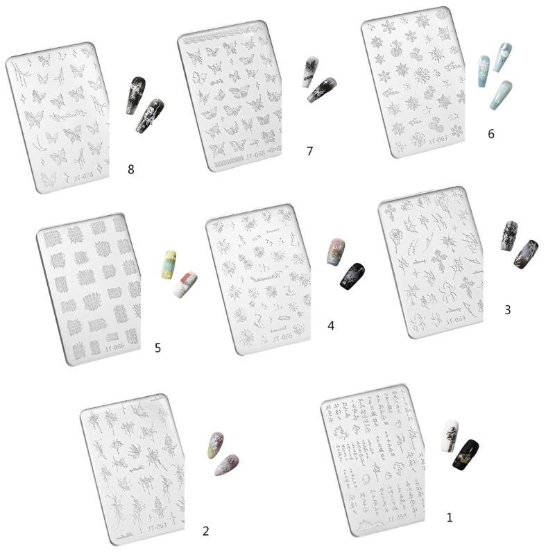 Crystal Silicone Nail Mold Nail Decors Molds Silicone Stamps Nail Decors Mould Nail Decors Stamping Tools for Nail Decor