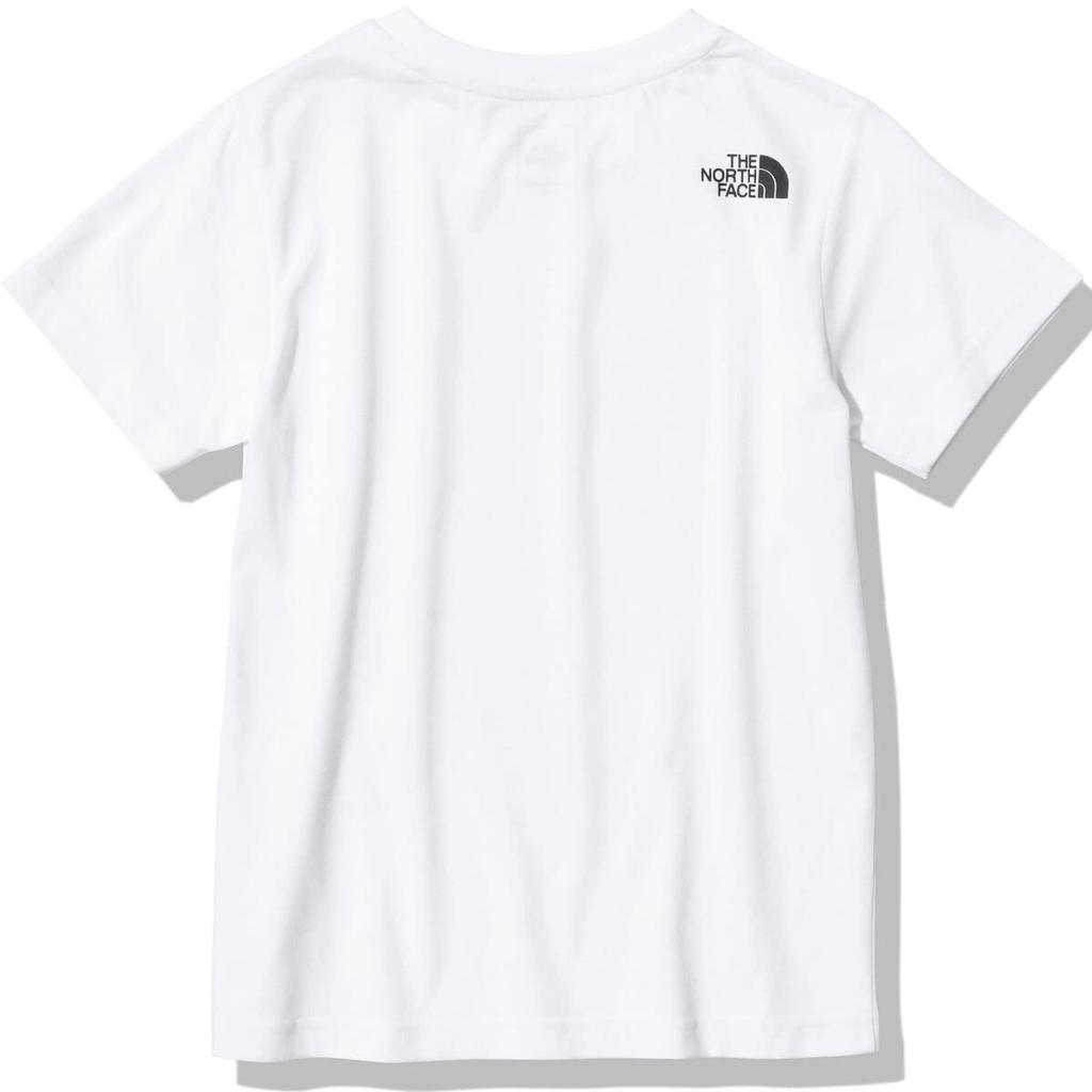 The North Face Short Sleeve Graphic UV Organic Size 110 Tee, Unisex, Protection, Cotton, White,