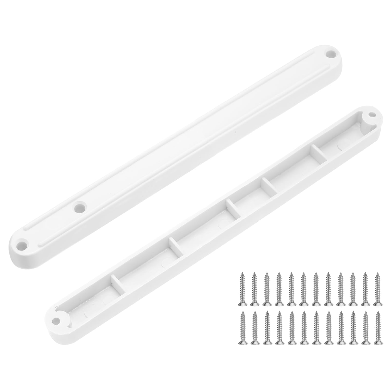 

Направляющие для ящиков PATIKIL, 8 штук, пластиковые направляющие с крепежными винтами для белого 7-дюймового шкафа/ящика/тумбочки/стола/гардеробной белый