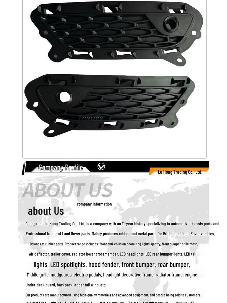 Nebelscheinwerfer-Rahmen für Range Rover Evoque 2012-2018 (LR074208, LR074224)