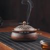 Walnut Incense Burner Indoor Sandalwood and Agarwood Incense Burner for Household Use Solid Wood Incense Burner Household Goods