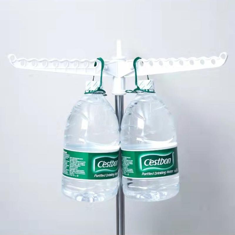 Retractable Drying Rack with Clip Folding Portable Space Saving Clothes Horse Floor Balcony Clothes Hanger Home Storage Rack