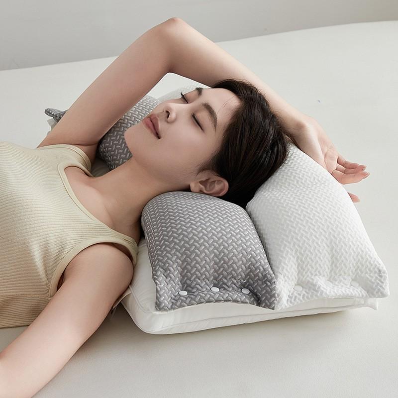 Orthopedic Cervical Support Pillow With O-Shaped Neck Cradle Dual-Layer Memory Foam Side Back Sleepers