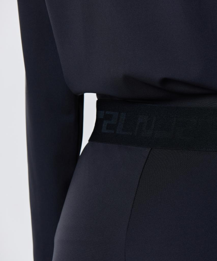 CHILLSEABEE [Fler]Mini Flare Leggings With Zip At Hem.