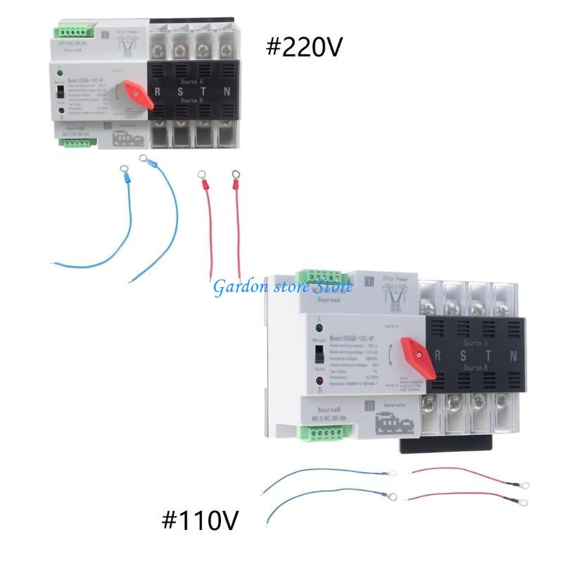 B0KB 100A Double Power Transfer Switches Electrical Switches for Generator Emergency