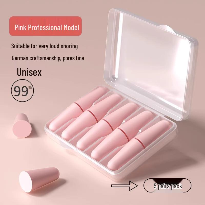 German Silicone Earplugs: Noise-Reducing, Soundproof for Sleep and Study
