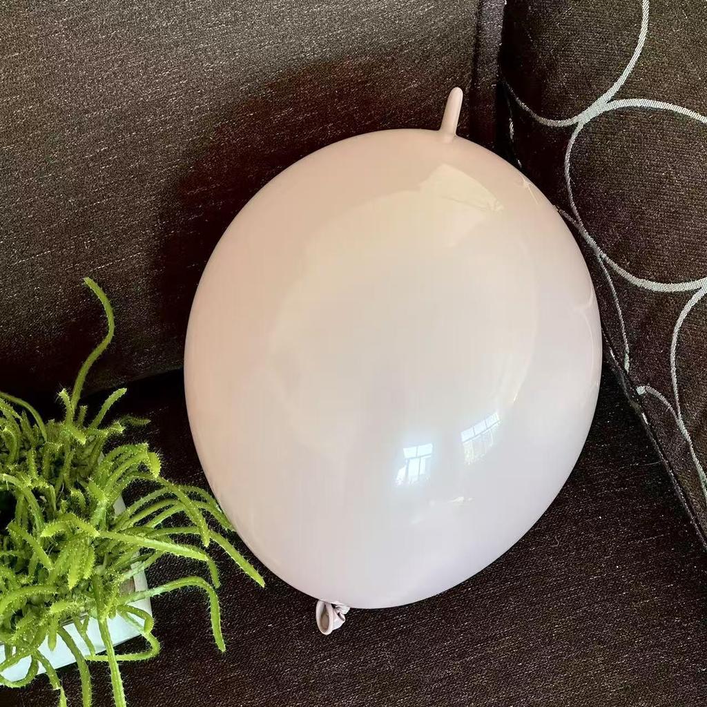 10-Inch Thickened Needle Tail Heart Hot Air Balloon Decorations for Birthday Parties