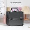 Multilayer Professional Makeup and Nail Art Tool Box, Medium-Large Handheld Case
