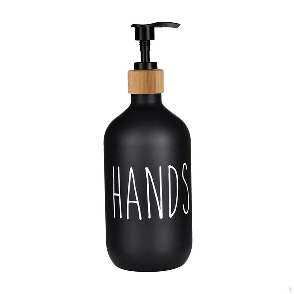 Liquid Bottle Soap Dispenser Manual Refillable Shampoo Lotion for