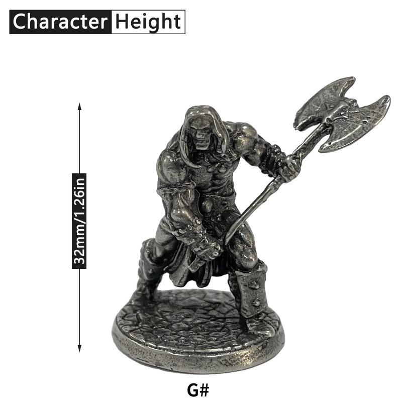 Middle Ages Legion Wraith Soldiers Models Figurines Miniatures Metal Copper Mens Gifts Desktop Ornaments Decorations Crafts