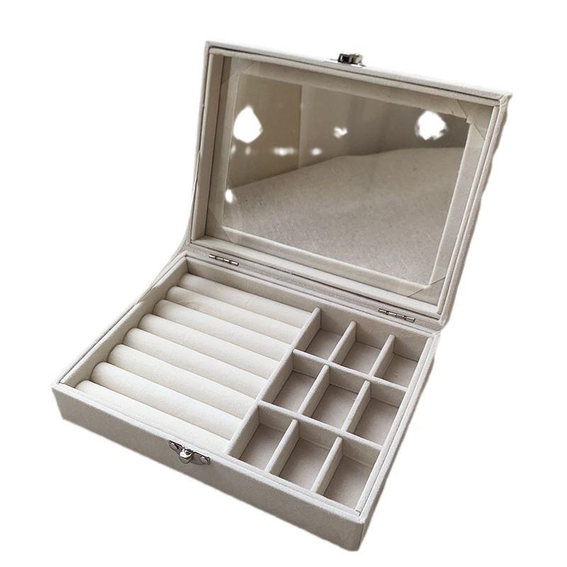 Luxury Portable Jewelry Organizer for Earrings, Rings, Watches, and Bracelets