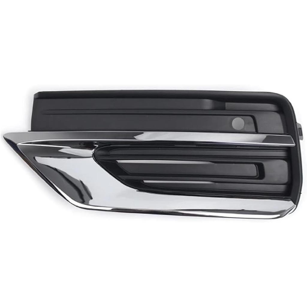 1pc Left/Right Car Front Lower Bumper Grilles Trim Chrome Cover 31663539 31663514 Compatible For Volvo XC90 2020 2021 2022 2023 2024 Parts(Left 1pc)