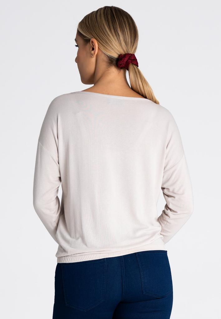 Women's Sweater - Thin Women's Sweater Beige M981 Size L