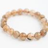 Eigado Jewelry Town Shosenkyo Rutilated Quartz 10mm 16cm Wrist Limited Natural Power Prayer Good Luck Feng Shui Bracelet, Stone, Circumference,