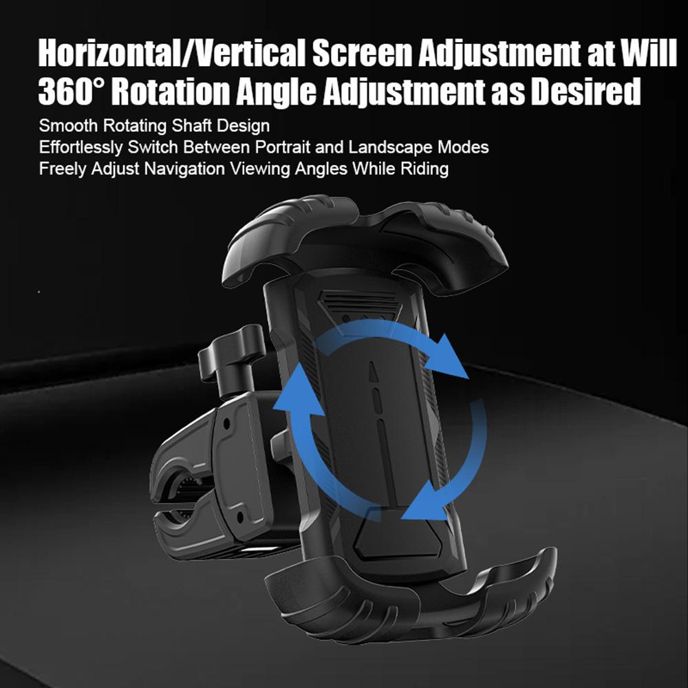 Universal Bike Phone Holder Bicycle/Motorcycle Handlebar Phone Mount 360 Degree Rotation Cellphone Bracket