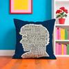 S-Sherlock H-Holmes Cushion Cover Plush Fabric Soft Double-Sided Printed Sofa Warm Winter Home Gift Pillow Case