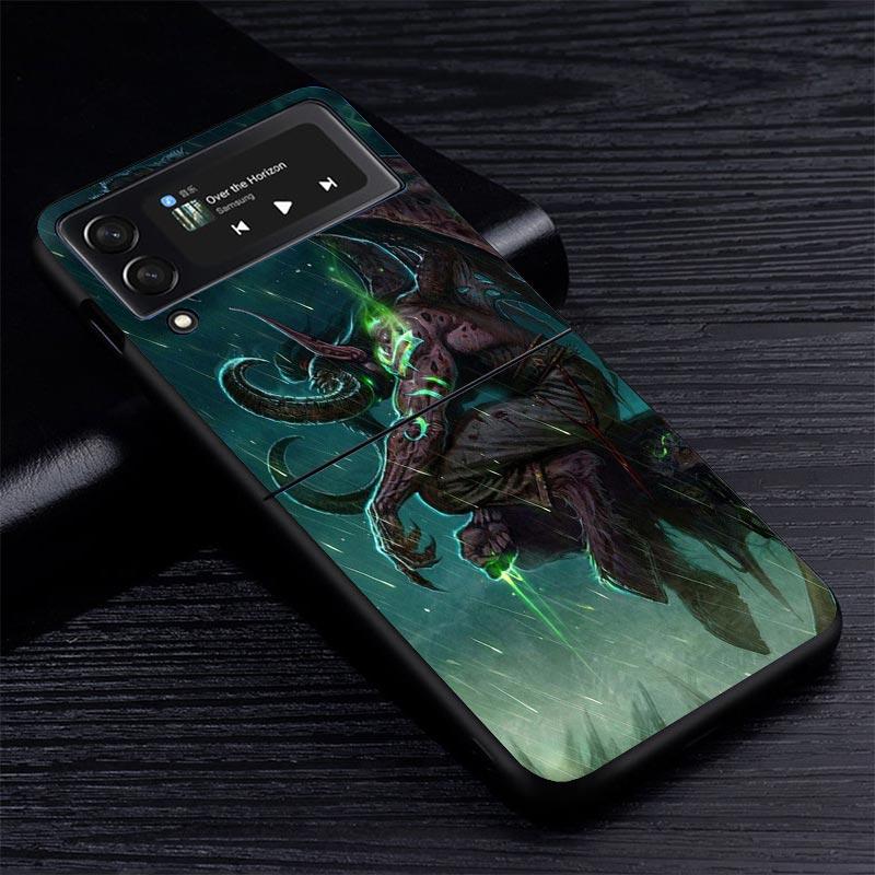 W-World Of W-Warcraft W-Wow Z Flip 7 Phnoe Case For Samsung Z Flip 6 5 4 3 5G Galaxy ZFlip7 ZFlip4 ZFlip5 ZFlip6 ZFlip3 Phone Co