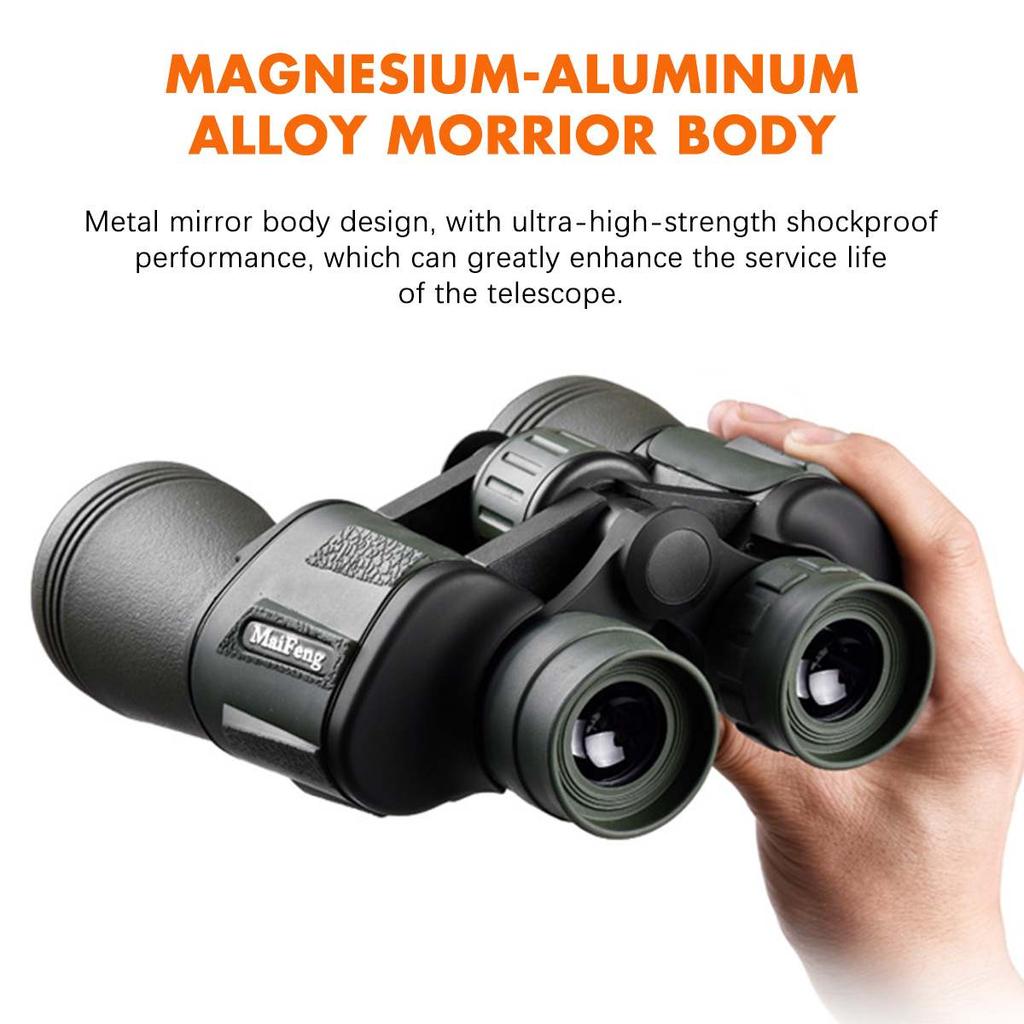 Telescopes Hd Binoculars Compact Wild Field View Prism Low-light Vision For Wildlife Watching Powerful Binoculars