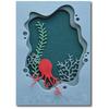 2st DIY Cutting Dies Vatten Gräs Ram Konst Fotoalbum DIY Embossing Stencil