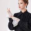 Elegante Damen Ärmel mit Spitzenbesatz, Handgelenkmanschetten, Dekorative Ärmel, Armschmuck für Büro, Alltagskleidung und formelle Anlass-Outfits