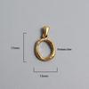 French Bamboo Joint Gold Letter Pendant Necklace - Retro Clavicle Chain Style for Women