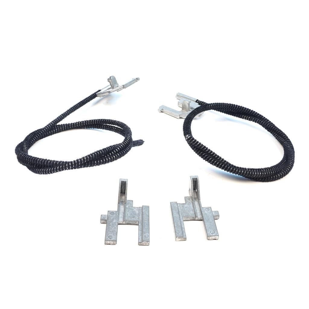 BSR674 Electric Sunroof Repair Track Drive Pull Bowden Cables Left and Right With Metal Mounting Bracket Hinges for Renault Megane MK1 Scenic MK1