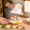 1/4 Eggs Cartoon Duck Shape Microwave Egg Steamer Boiler Cooker Easy Quick Hard Or Soft Boiled Kitchen Cooking Tools Accessories