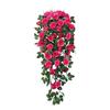 Easy Maintenance Artificial Rose Stem Wall Hanging Garlands For Home Wedding Outdoor Decoration Decorative Flower