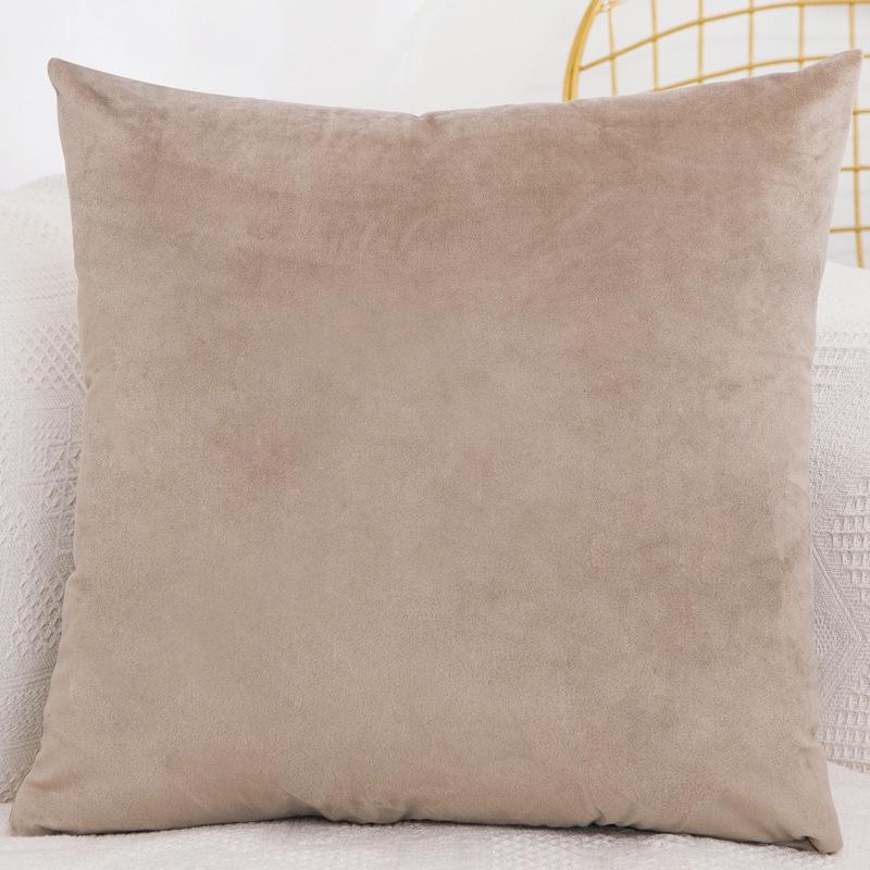 Plush Sofa Cushion Cover Modern And Simple Design Wholesale Velvet Pillowcase