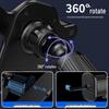 Car Phone Holder | Gravity Induction | Universal Mount for Center Console & Sun Visor | Supports Horizontal & Vertical Screens