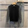 Fleece-lined Fake Two Pieces Sweaters Men's Autumn and Winter New Fashion Casual Shirt Collar Sweater Thermal Bottoming Shirt