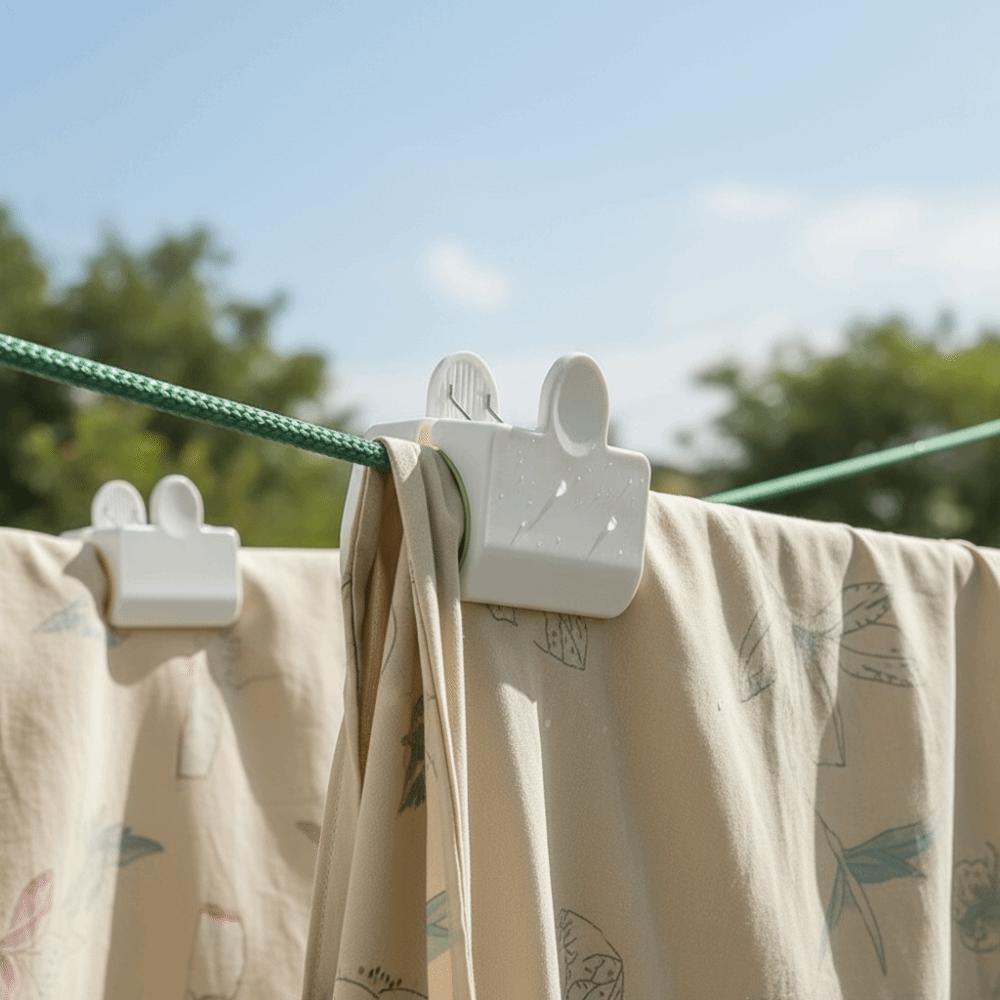 2PCS Extra Large Bed Sheets Clips Multifunction Quilt Clips Durable Windproof Clothespins  Outdoor