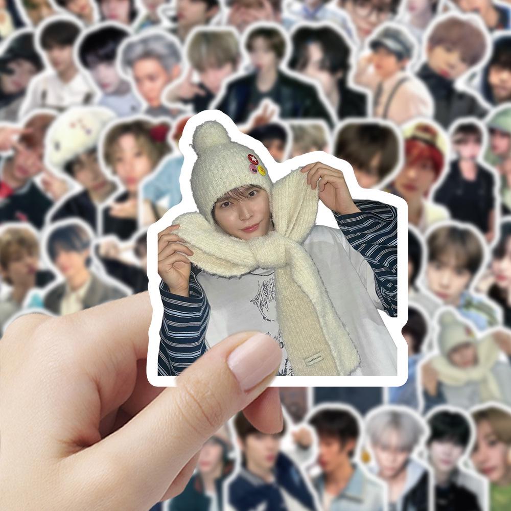 6 Large Sheets of 100 Riize Korean Boy Group Stickers - Handsome Guy Décor for Phone Cases & Walls