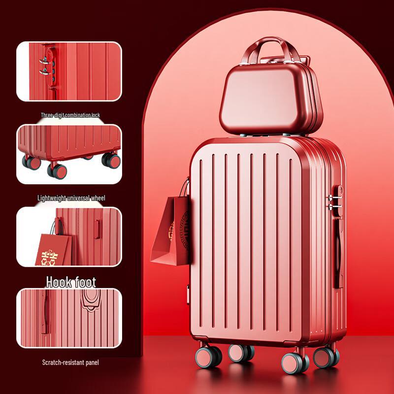 OEING Wedding Travel Luggage Set 26 Inch