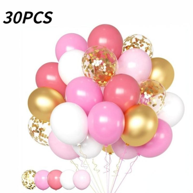 30PCS Latex Balloons for Birthday Weddings Anniversary Bridal Shower Graduation Party Decorations for Christmas, Halloween