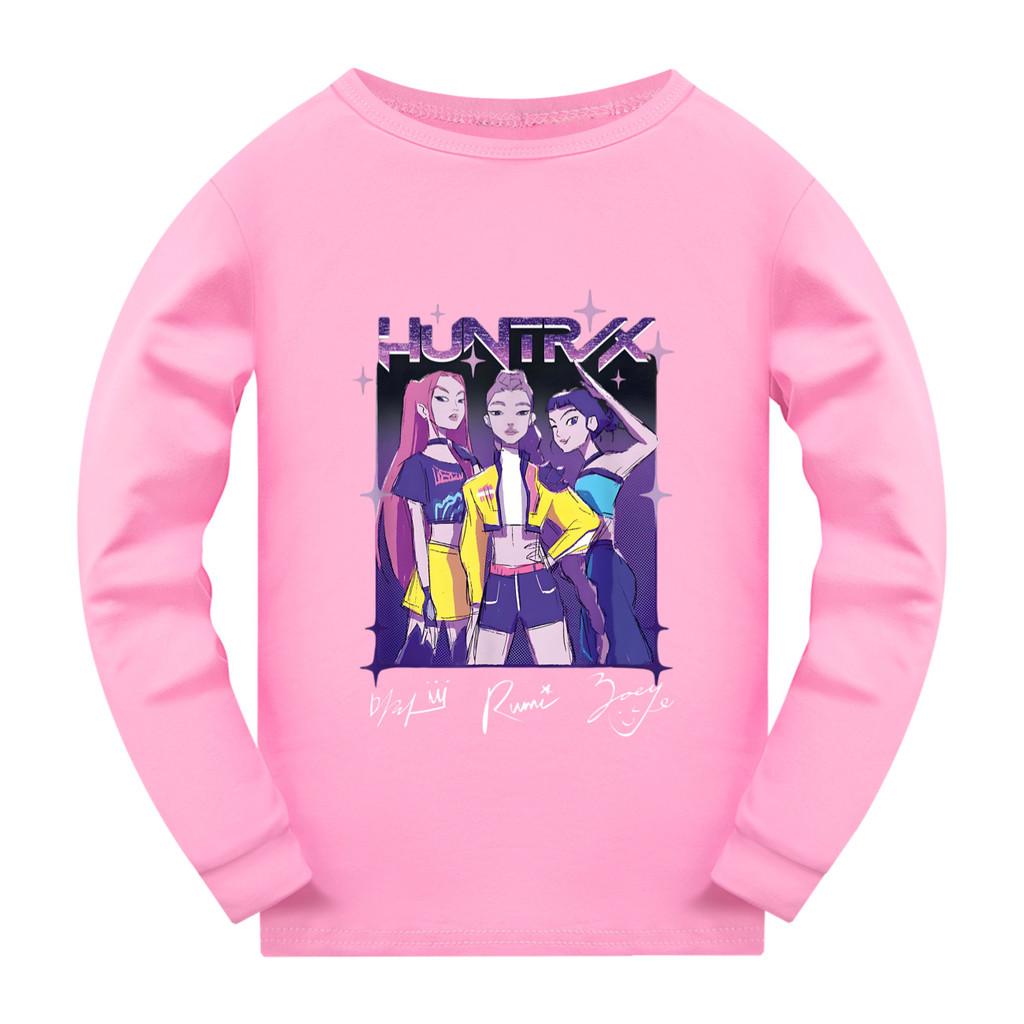 

5022 Детская футболка с длинными рукавами и принтом суперзвезды Руми Зои Мира для девочек 170cm розовый