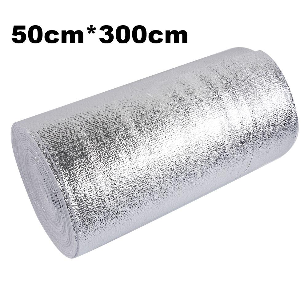 1 Rolle Wand-Wärmedämmung Reflektierende Folie Aluminiumfolie Wärmedämmfolie Dach-Wärmedämmfolie Hausheizung