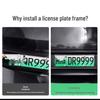 New Model Y/3 Full Coverage License Plate Protection Frame