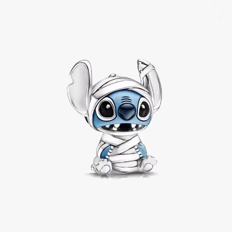 New 925 Silver Cartoon Butterfly Dog Charm Beads Suitable for Women Bracelet Fashion Wedding Jewelry Gifts