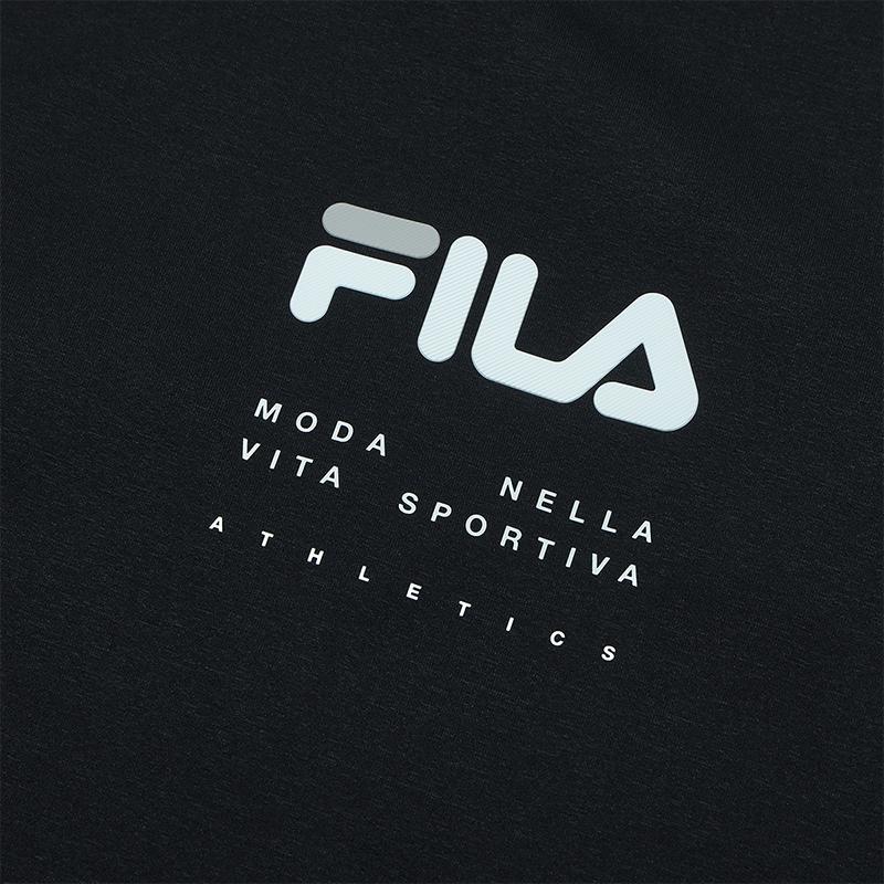 New FILA Fitness T Shirt Men's Pitch Black A11M521106F-BK