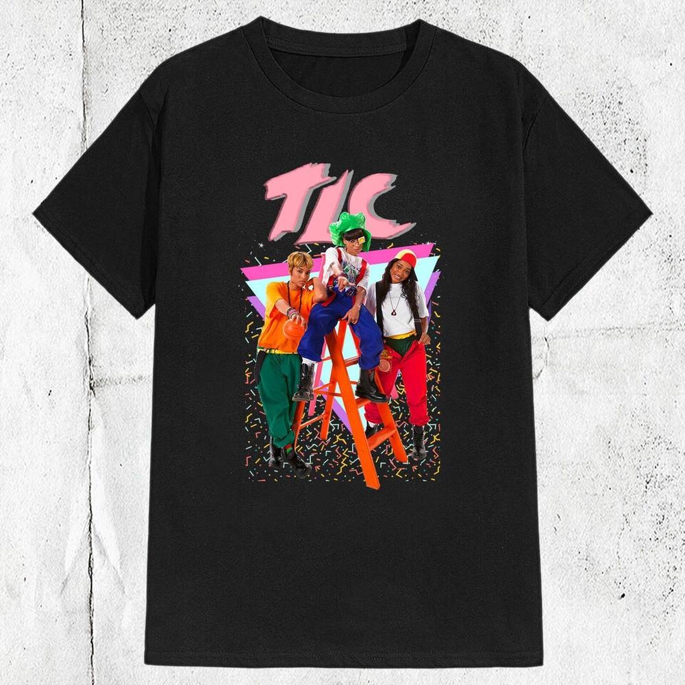Vintage 90s TLC Girls Band Tshirt Unisex T-Shirt S